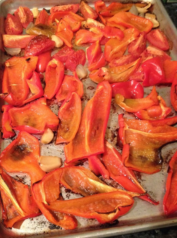 roasted red pepper and tomato