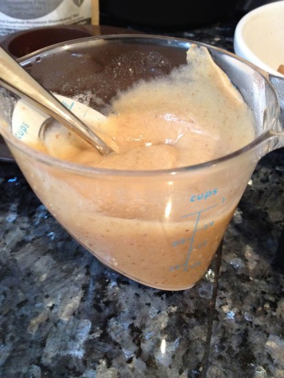 water date banana mixture