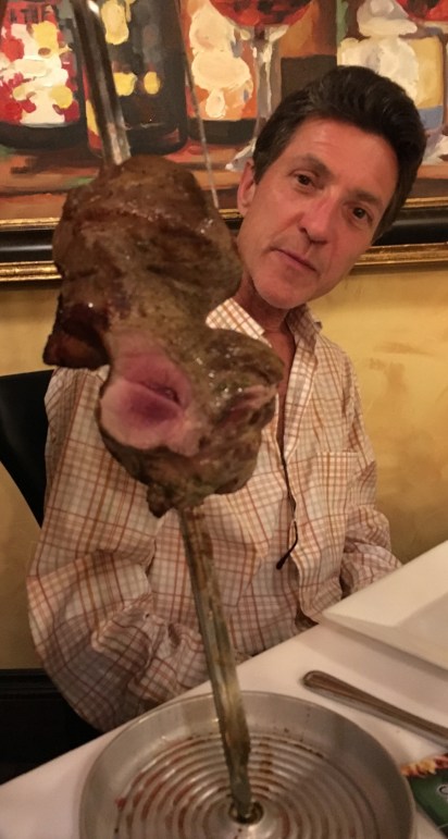 andy with meat
